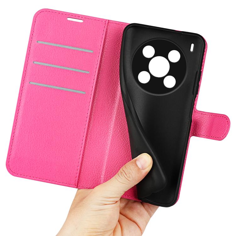 For ZTE Blade V70 Max Litchi Texture Horizontal Flip Leather Phone Case with Holder