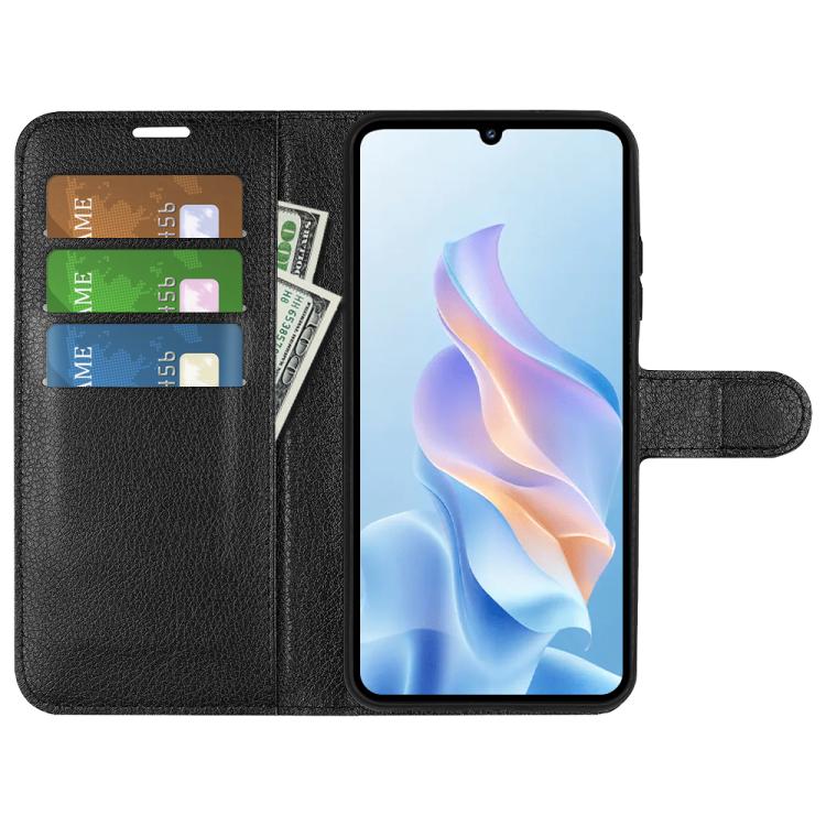For ZTE Blade A76 5G Litchi Texture Horizontal Flip Leather Phone Case with Holder