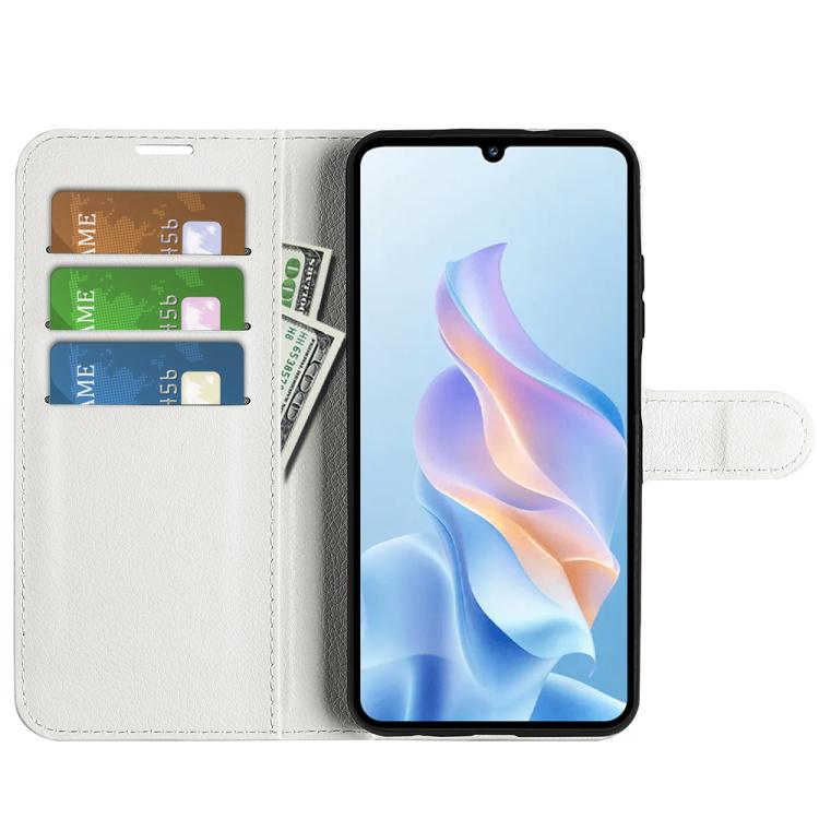 For ZTE Blade A76 5G Litchi Texture Horizontal Flip Leather Phone Case with Holder