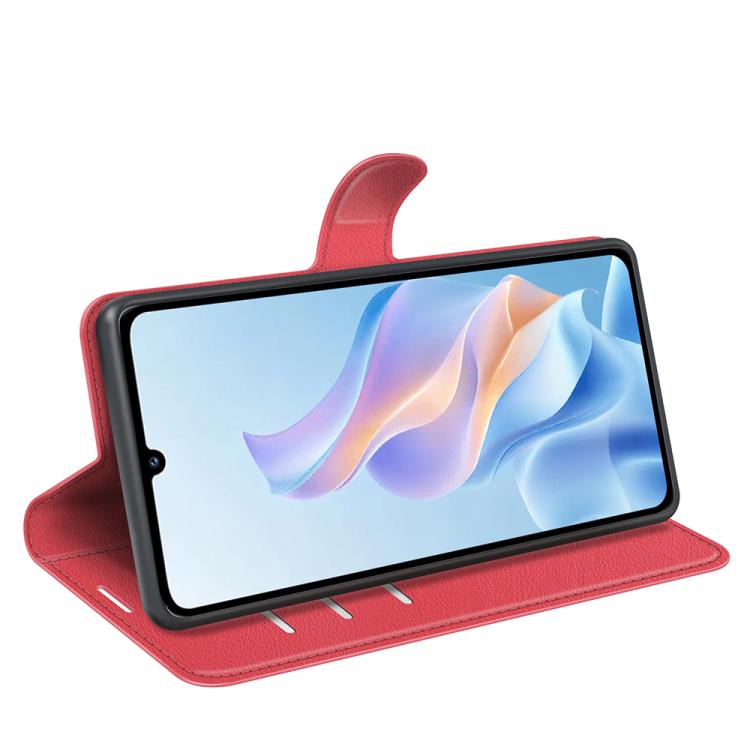 For ZTE Blade A76 5G Litchi Texture Horizontal Flip Leather Phone Case with Holder