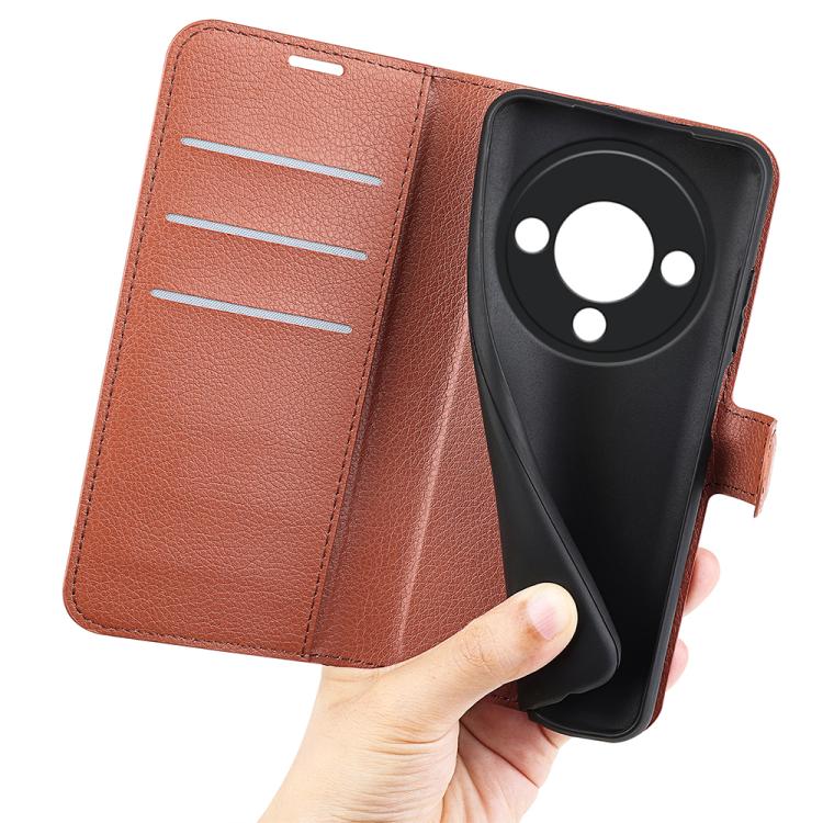 For ZTE Blade A76 5G Litchi Texture Horizontal Flip Leather Phone Case with Holder