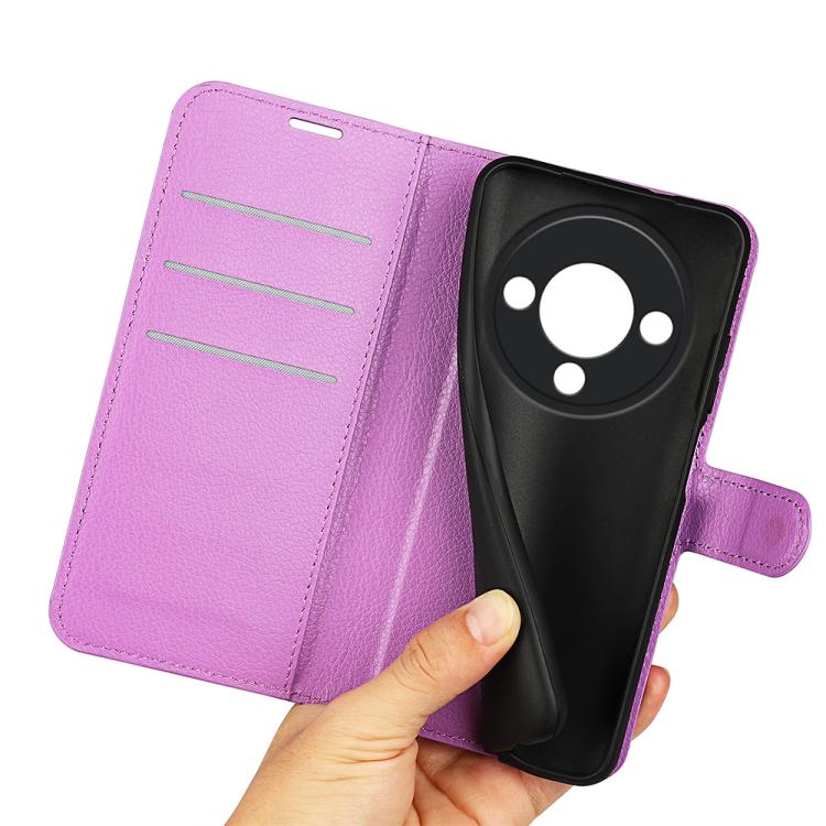 For ZTE Blade A76 5G Litchi Texture Horizontal Flip Leather Phone Case with Holder