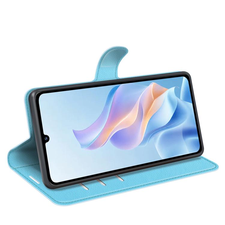 For ZTE Blade A76 5G Litchi Texture Horizontal Flip Leather Phone Case with Holder
