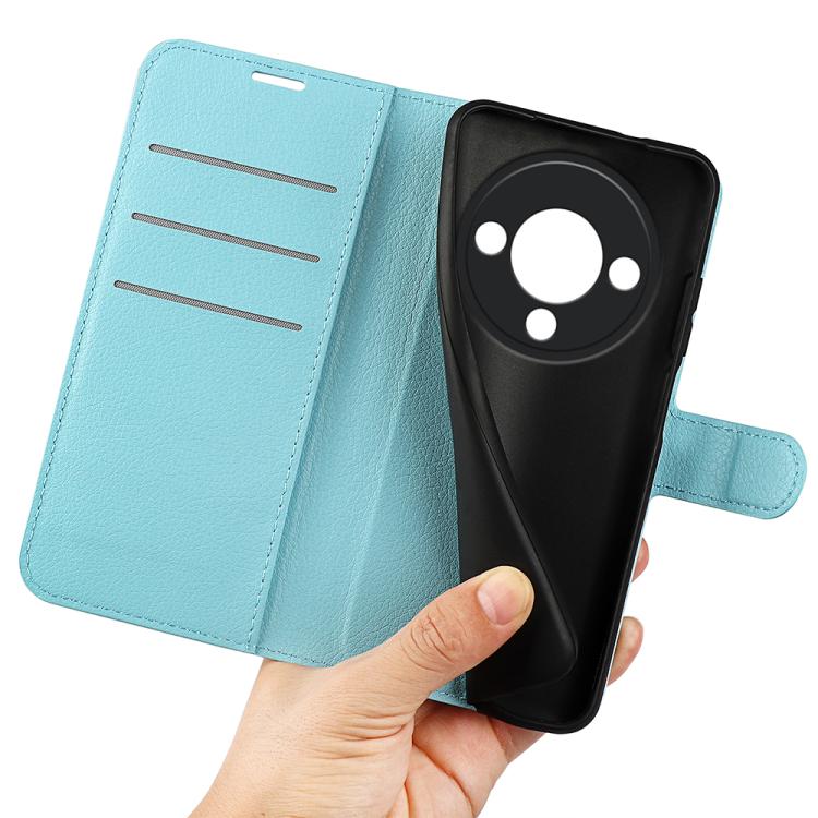 For ZTE Blade A76 5G Litchi Texture Horizontal Flip Leather Phone Case with Holder