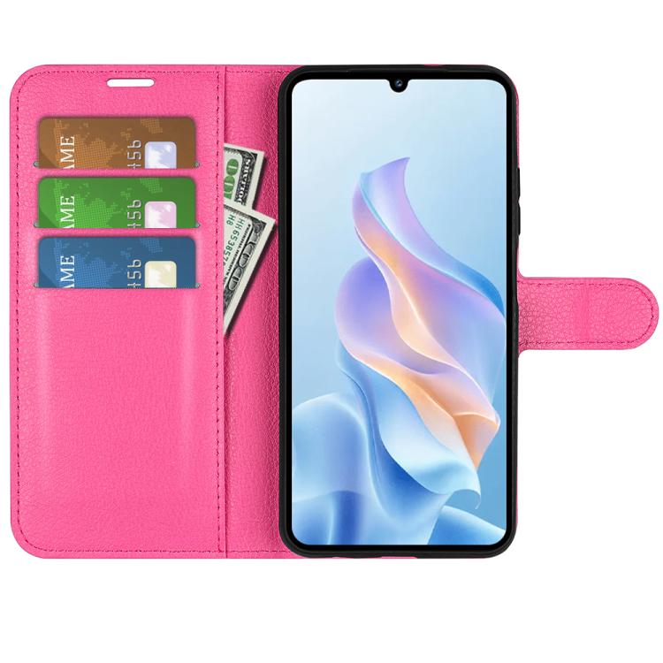 For ZTE Blade A76 5G Litchi Texture Horizontal Flip Leather Phone Case with Holder
