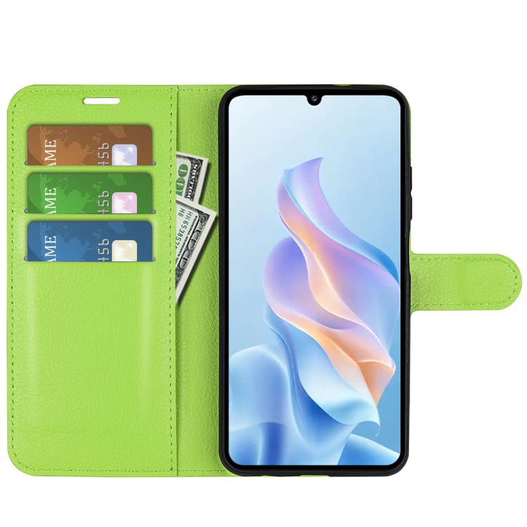 For ZTE Blade A76 5G Litchi Texture Horizontal Flip Leather Phone Case with Holder
