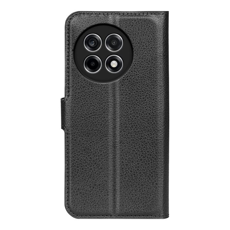 For OnePlus 13R Litchi Texture Horizontal Flip Leather Phone Case with Holder