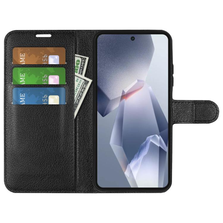 For OnePlus 13R Litchi Texture Horizontal Flip Leather Phone Case with Holder