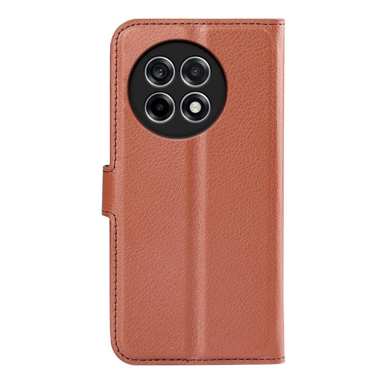 For OnePlus 13R Litchi Texture Horizontal Flip Leather Phone Case with Holder