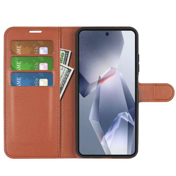 For OnePlus 13R Litchi Texture Horizontal Flip Leather Phone Case with Holder