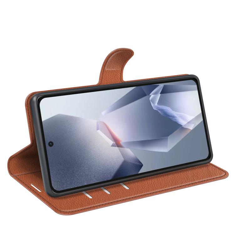 For OnePlus 13R Litchi Texture Horizontal Flip Leather Phone Case with Holder