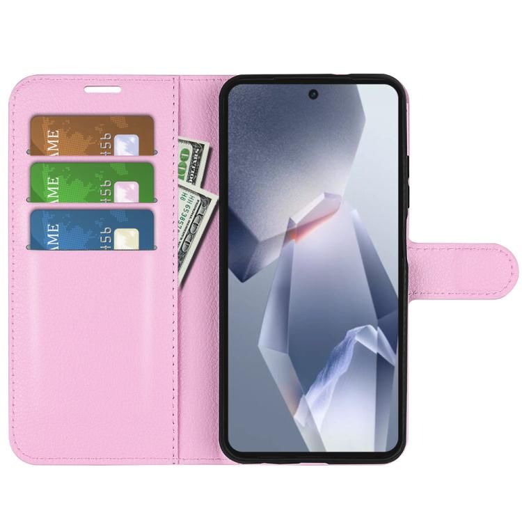 For OnePlus 13R Litchi Texture Horizontal Flip Leather Phone Case with Holder