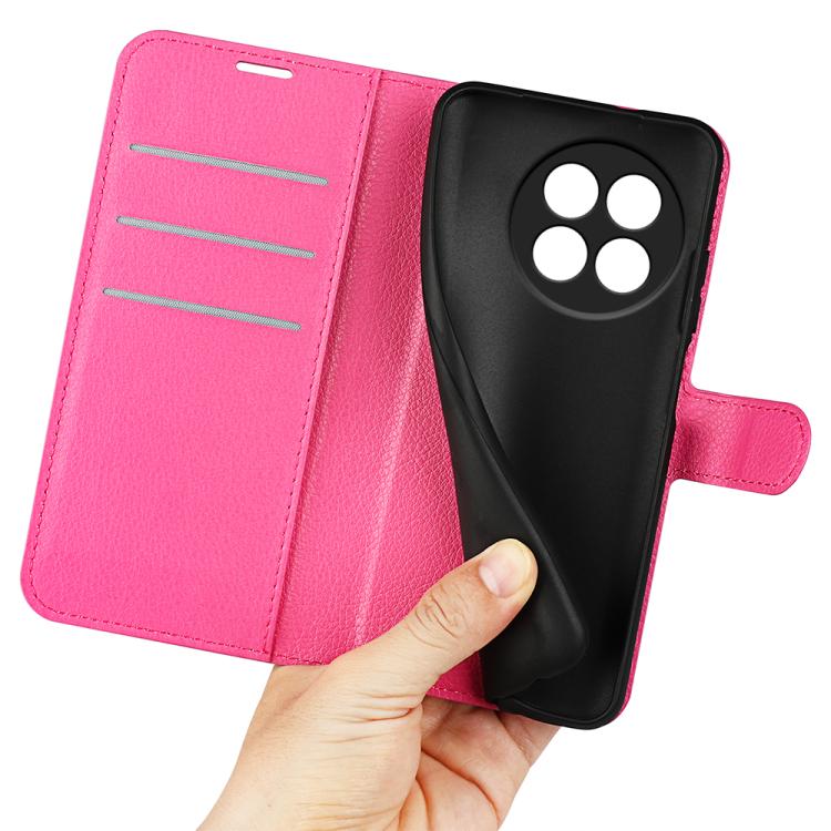 For OnePlus 13R Litchi Texture Horizontal Flip Leather Phone Case with Holder