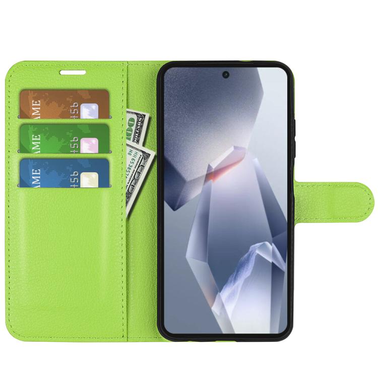For OnePlus 13R Litchi Texture Horizontal Flip Leather Phone Case with Holder