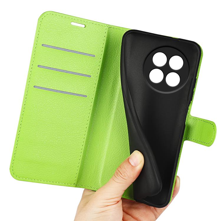 For OnePlus 13R Litchi Texture Horizontal Flip Leather Phone Case with Holder