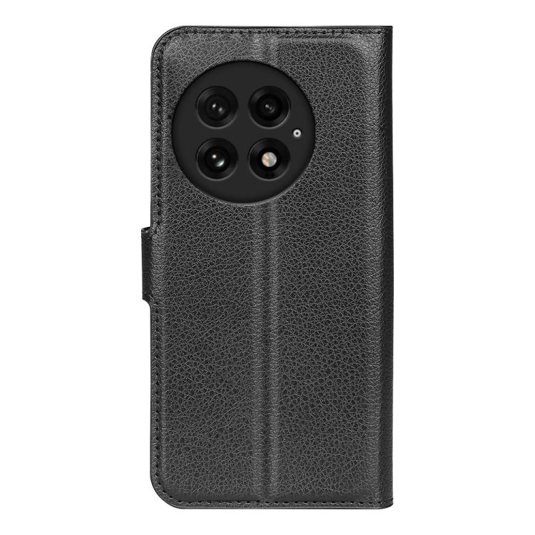 For OnePlus 13 Litchi Texture Horizontal Flip Leather Phone Case with Holder