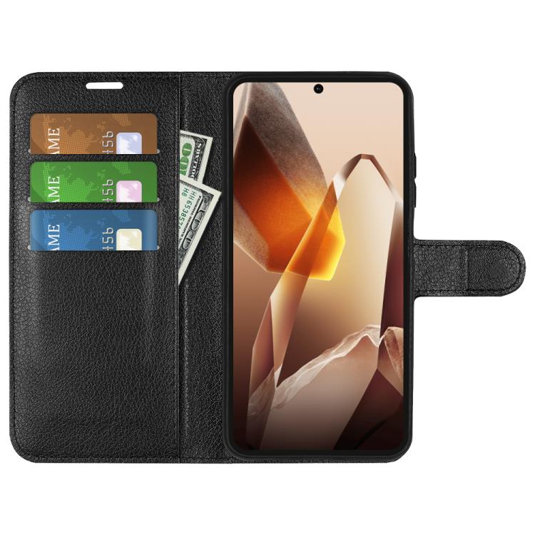 For OnePlus 13 Litchi Texture Horizontal Flip Leather Phone Case with Holder