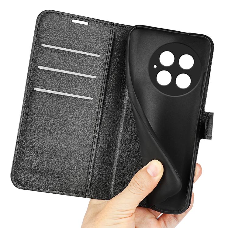 For OnePlus 13 Litchi Texture Horizontal Flip Leather Phone Case with Holder