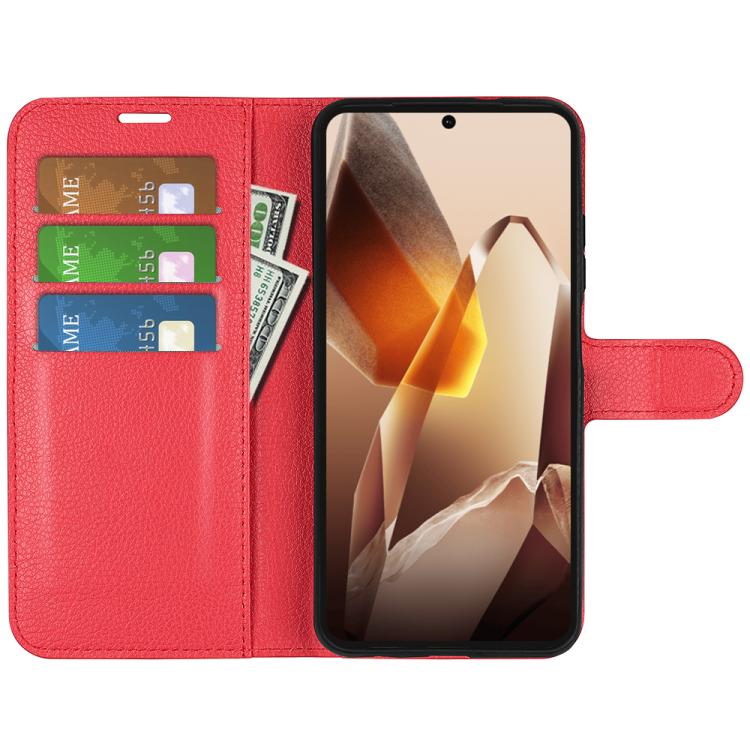 For OnePlus 13 Litchi Texture Horizontal Flip Leather Phone Case with Holder