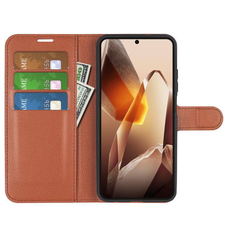 For OnePlus 13 Litchi Texture Horizontal Flip Leather Phone Case with Holder