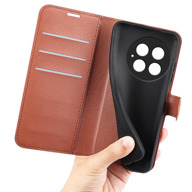 For OnePlus 13 Litchi Texture Horizontal Flip Leather Phone Case with Holder