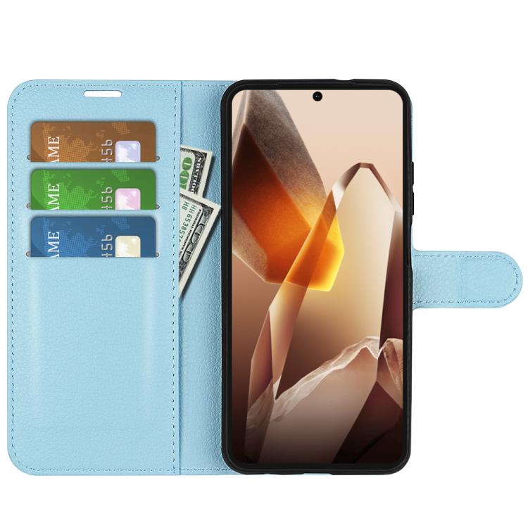 For OnePlus 13 Litchi Texture Horizontal Flip Leather Phone Case with Holder