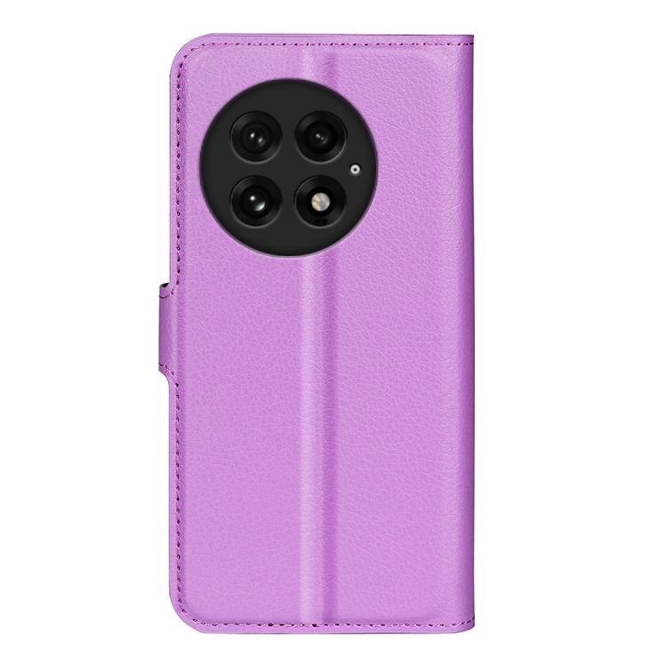 For OnePlus 13 Litchi Texture Horizontal Flip Leather Phone Case with Holder