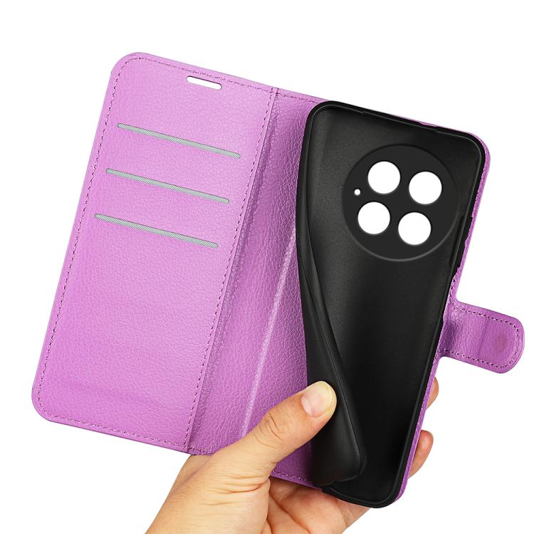 For OnePlus 13 Litchi Texture Horizontal Flip Leather Phone Case with Holder