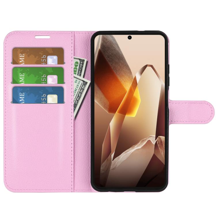 For OnePlus 13 Litchi Texture Horizontal Flip Leather Phone Case with Holder