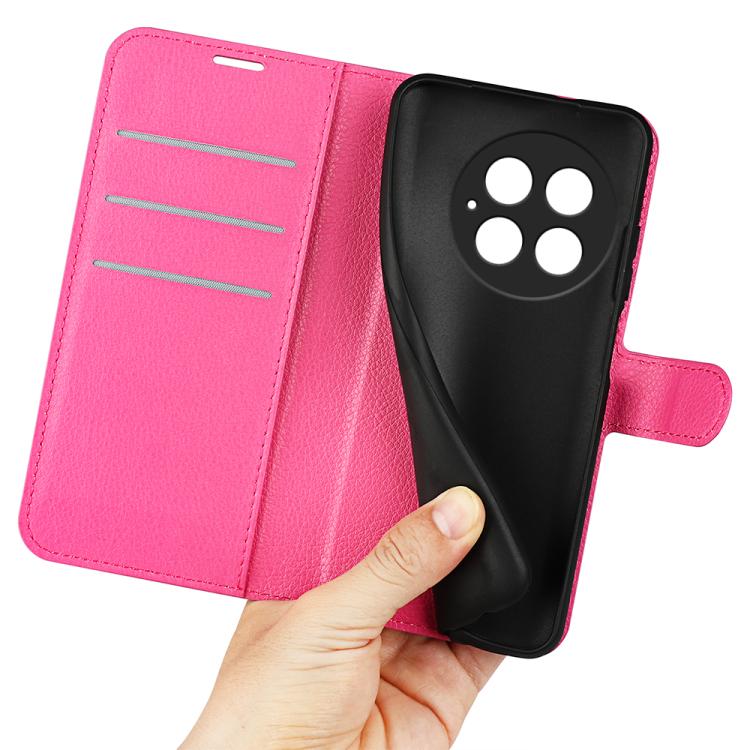 For OnePlus 13 Litchi Texture Horizontal Flip Leather Phone Case with Holder
