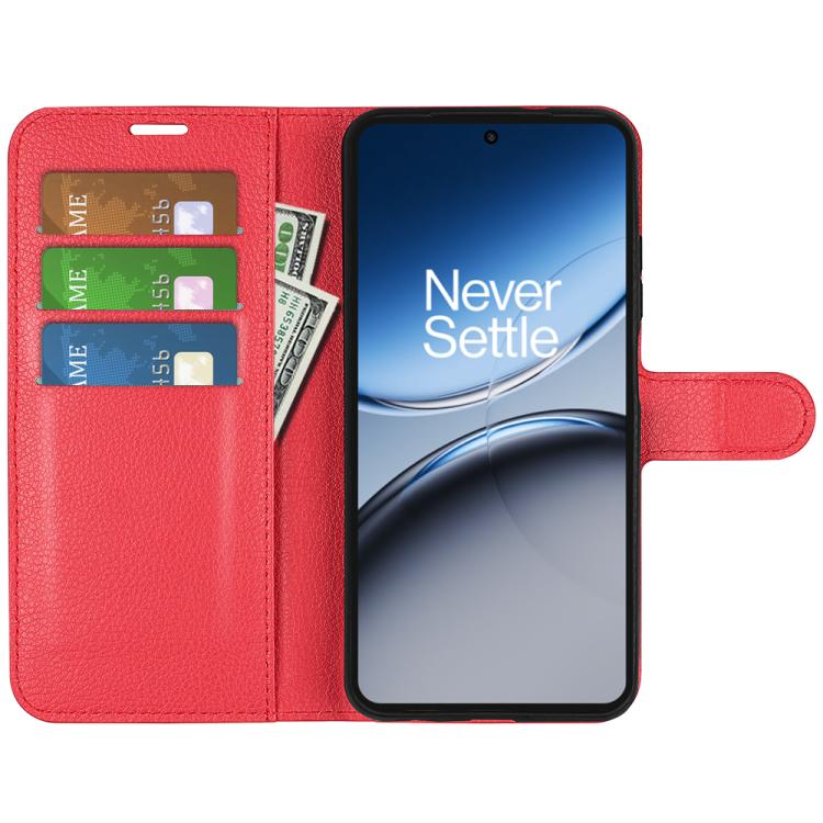 For OnePlus Nord 4 Litchi Texture Horizontal Flip Leather Phone Case with Holder