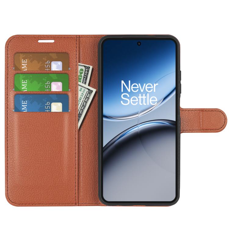 For OnePlus Nord 4 Litchi Texture Horizontal Flip Leather Phone Case with Holder