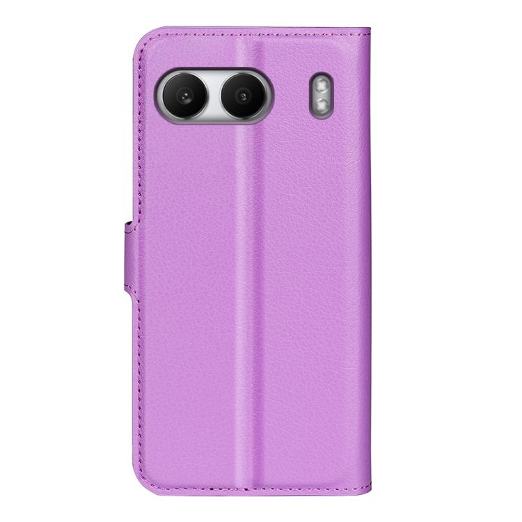 For OnePlus Nord 4 Litchi Texture Horizontal Flip Leather Phone Case with Holder