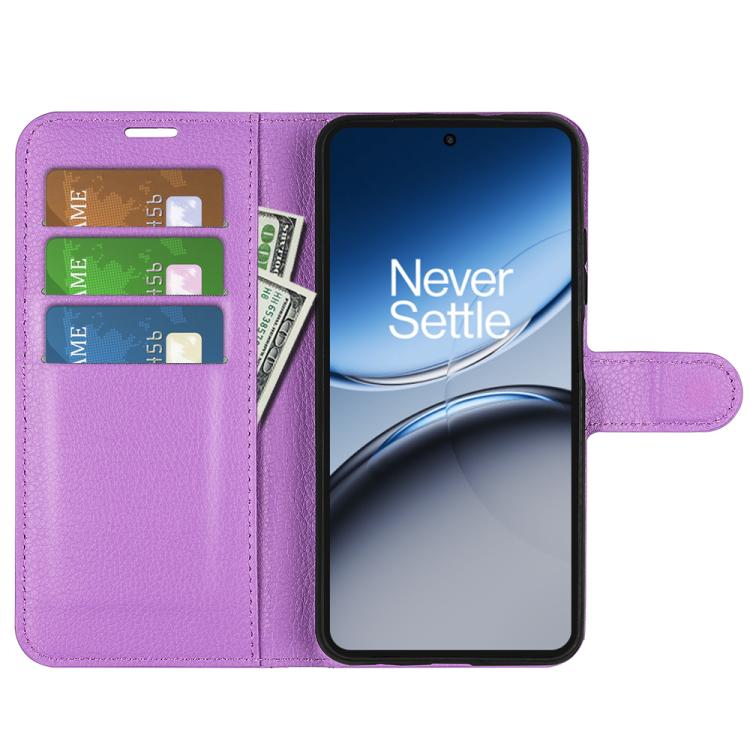 For OnePlus Nord 4 Litchi Texture Horizontal Flip Leather Phone Case with Holder