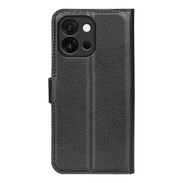 For OnePlus 13T Litchi Texture Horizontal Flip Leather Phone Case with Holder