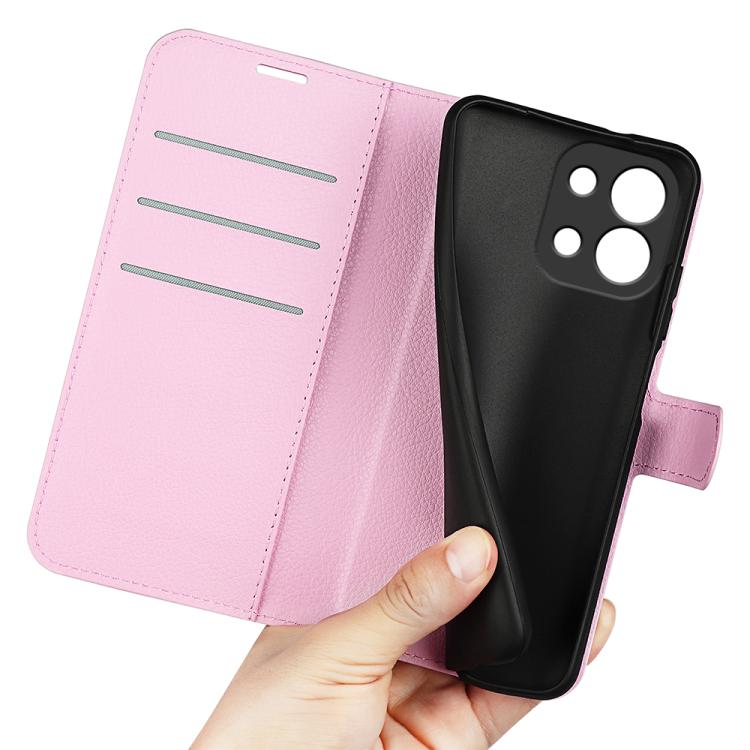 For OnePlus 13T Litchi Texture Horizontal Flip Leather Phone Case with Holder