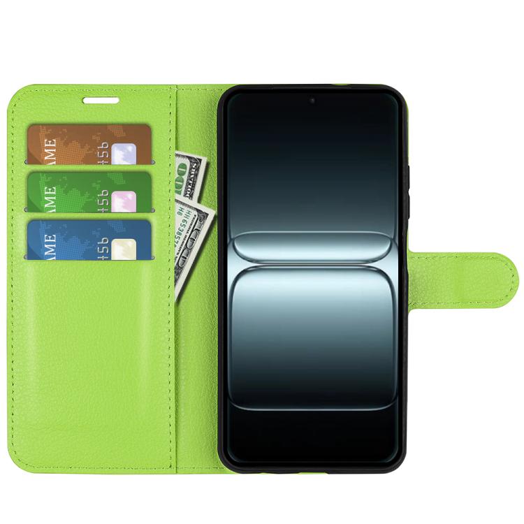 For OnePlus 13T Litchi Texture Horizontal Flip Leather Phone Case with Holder