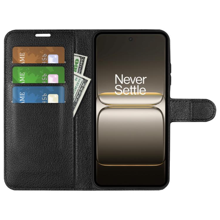 For OnePlus Nord 5 / Ace 5 Ultra Litchi Texture Horizontal Flip Leather Phone Case with Holder