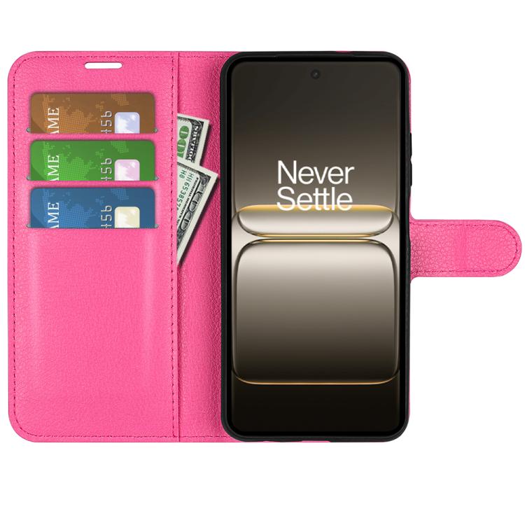 For OnePlus Nord 5 / Ace 5 Ultra Litchi Texture Horizontal Flip Leather Phone Case with Holder