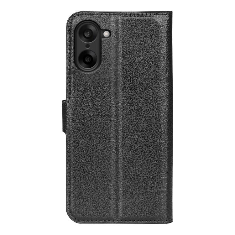 For OnePlus Nord CE5 / Ace 5 Racing Litchi Texture Horizontal Flip Leather Phone Case with Holder