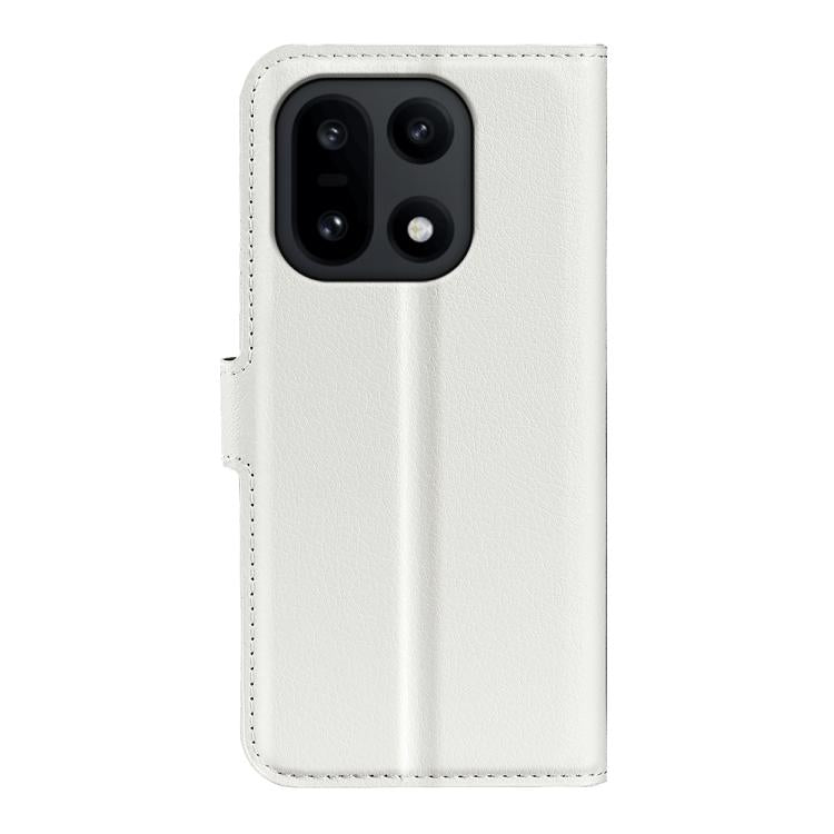 For OnePlus 15 Litchi Texture Horizontal Flip Leather Phone Case with Holder