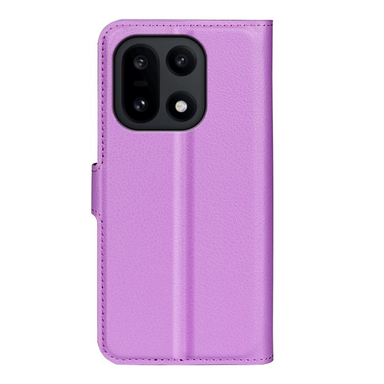 For OnePlus 15 Litchi Texture Horizontal Flip Leather Phone Case with Holder