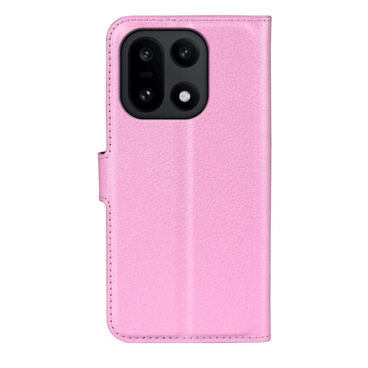 For OnePlus 15 Litchi Texture Horizontal Flip Leather Phone Case with Holder