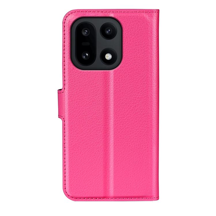 For OnePlus 15 Litchi Texture Horizontal Flip Leather Phone Case with Holder
