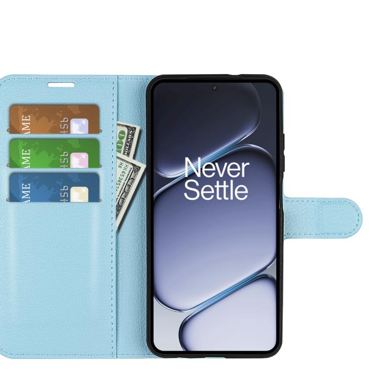 For OnePlus 15R / Ace 6 5G / 6T 5G Litchi Texture Horizontal Flip Leather Phone Case with Holder