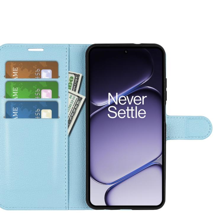 For OnePlus Turbo 6 / 6V Litchi Texture Horizontal Flip Leather Phone Case with Holder