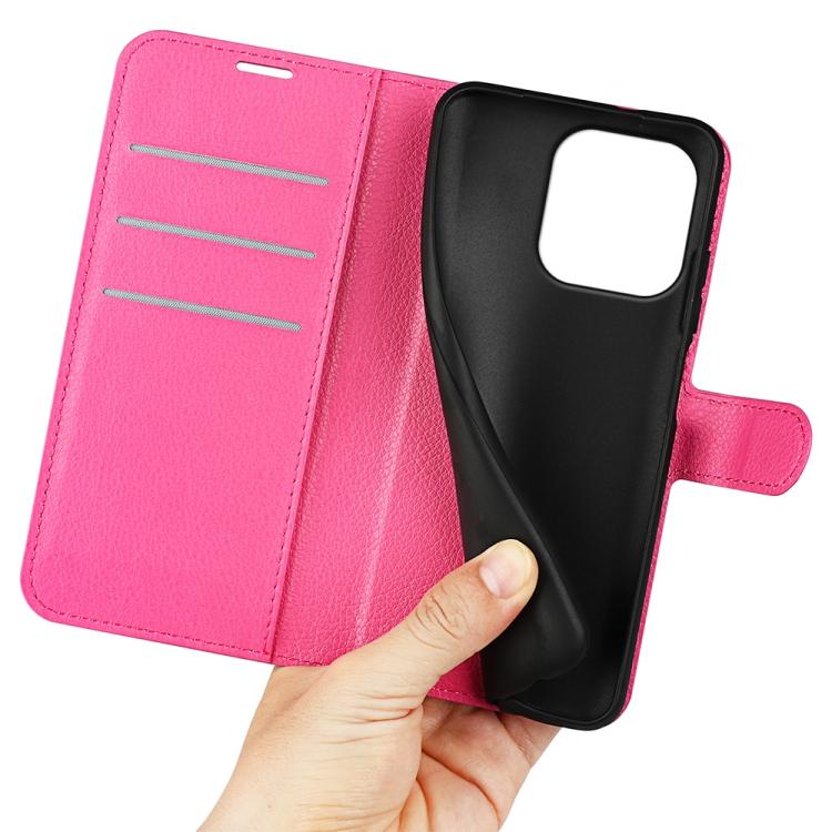 For OnePlus Turbo 6 / 6V Litchi Texture Horizontal Flip Leather Phone Case with Holder