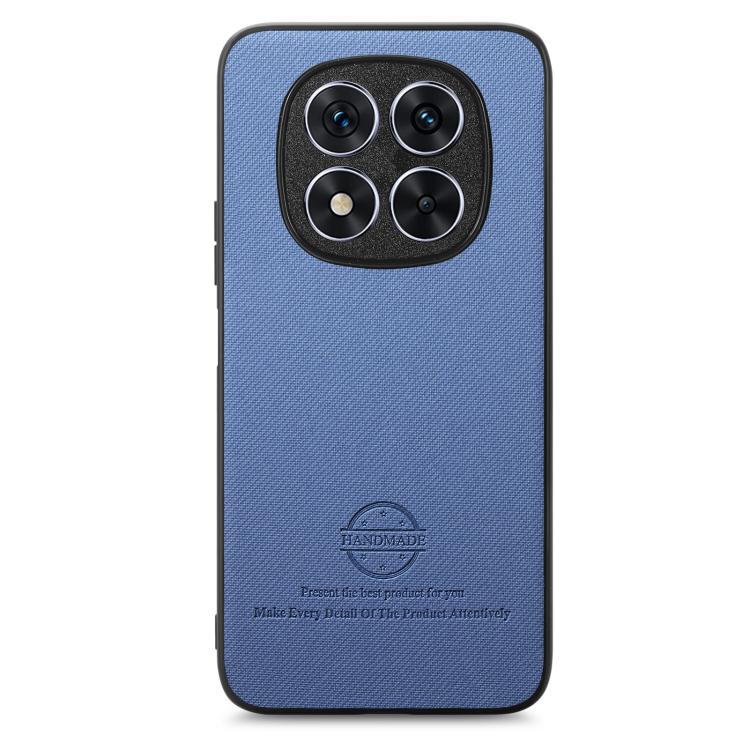 For Redmi 14C Twill Fabric Leather Skin Back Phone Case