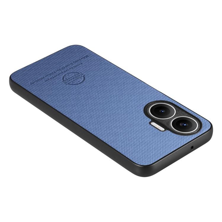For Redmi Turbo 4 Pro Twill Fabric Leather Skin Back Phone Case