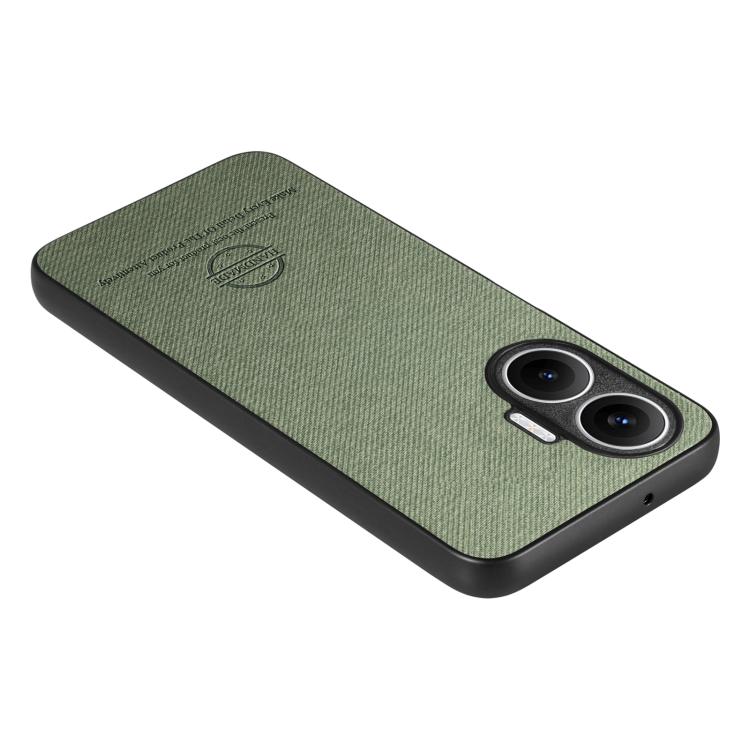 For Redmi Turbo 4 Pro Twill Fabric Leather Skin Back Phone Case